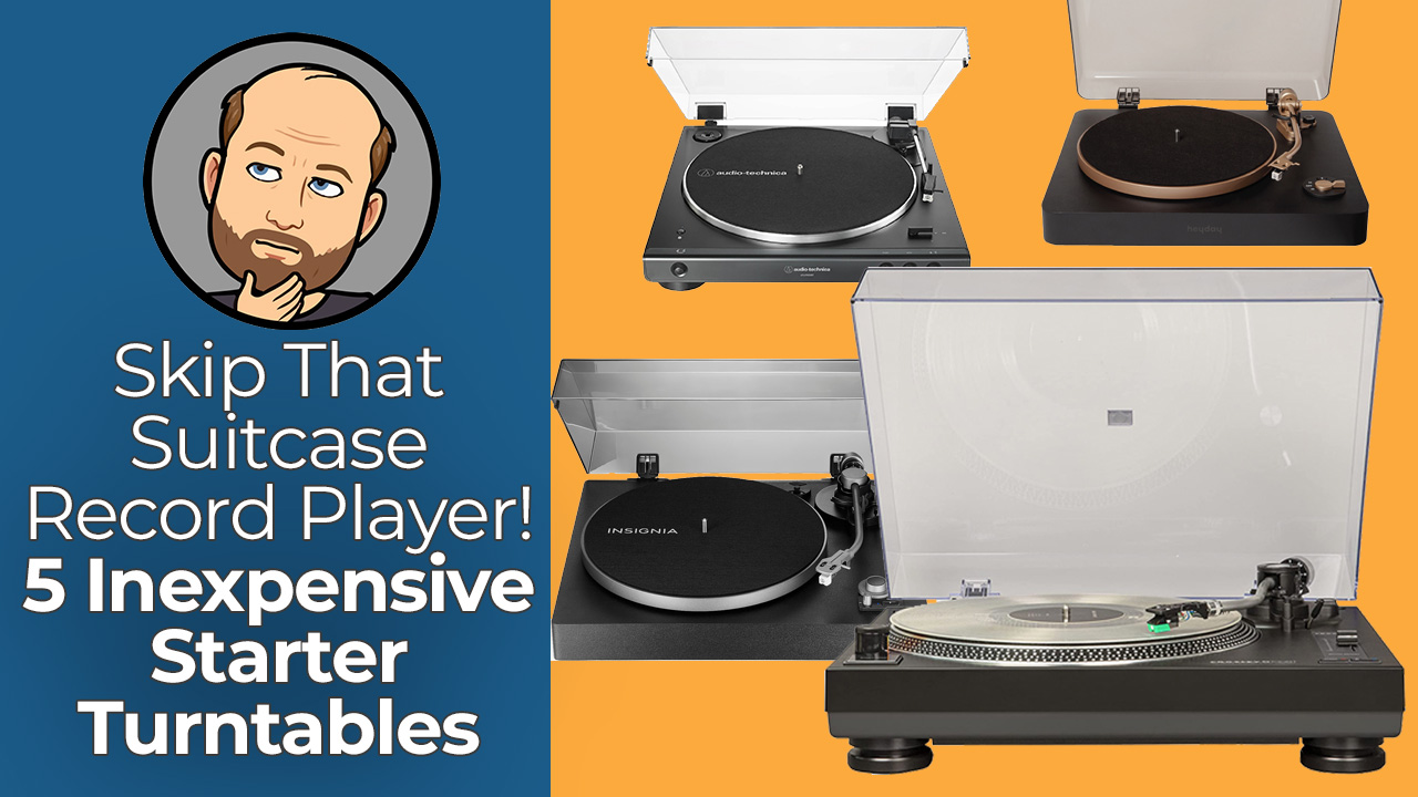 Five starter turntables for vinyl newbies… skip that suitcase record player!